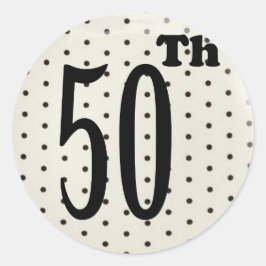Adesivo 50.º Aniversário