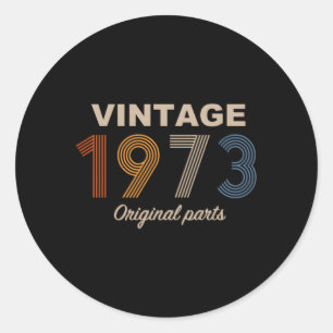 Adesivo 50 Anos 1973 Original P 50º