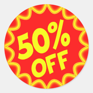 ADESIVO 50% DO RÓTULO DE VAREJO