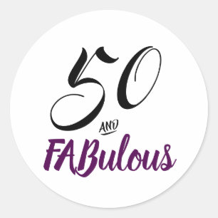 Adesivo 50 e fabuloso