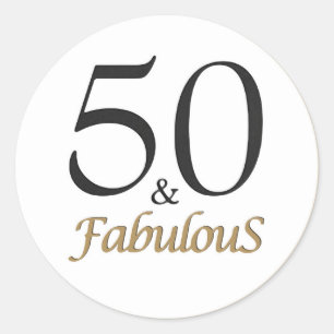 Adesivo 50 e fabuloso