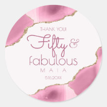 50 e Fabuloso 50º Aniversário Obrigado