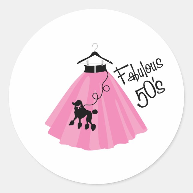 Adesivo 50 fabuloso (Frente)