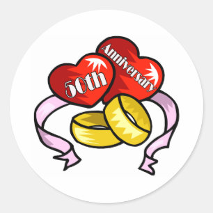 Adesivo 50.o aniversário