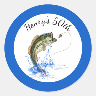 Adesivo 50.o aniversário da pesca