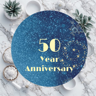 Adesivo 50 Year Anniversary Bond & Seal Sparkling Blue