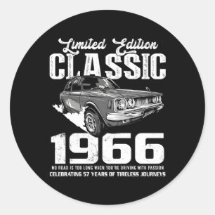 Adesivo 57º Carro Desde 1966 Para 57