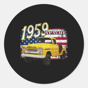 Adesivo 59 Apache Caminhão 4 De Julho Americano