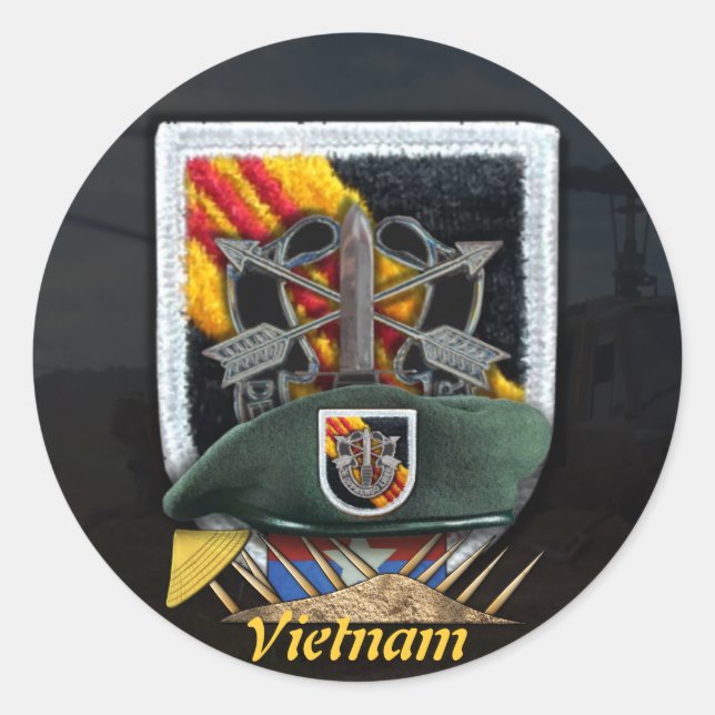 Adesivo 5 Especial força Green Berets flash Sticker (Frente)