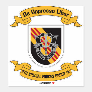 Adesivo 5 Especial Forces Group (Airborne) 5 SFG