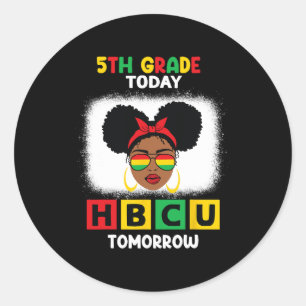 Adesivo 5 Hoje Hbcu Amanhã Historicamente Negro C