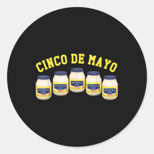 Adesivo 5 Mayonnaise Jars Funny Cinco De Mayo