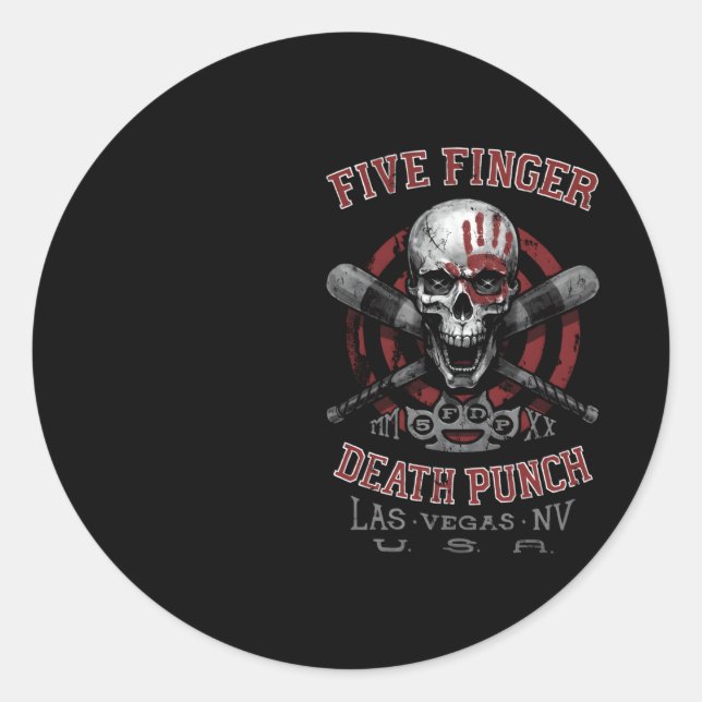 Adesivo 5Fdp Baseball Skull (Frente)