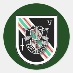 Adesivo 5o SFG (A) - punhal OEF do grupo de trabalho