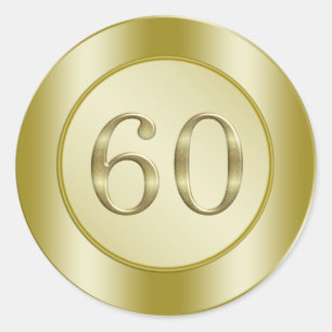 Adesivo 60º aniversário de casamento
