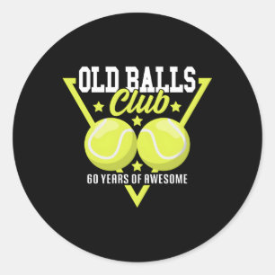 Adesivo 60º I Old Balls Club I Tênis