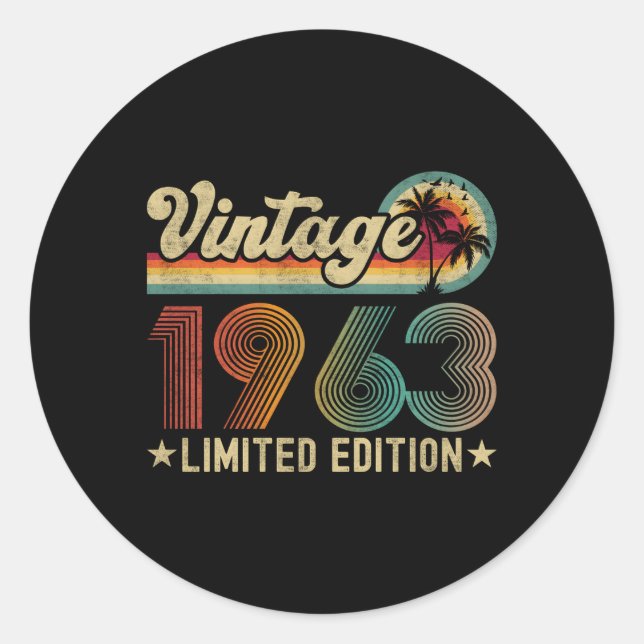 Adesivo 60 1963 60Th (Frente)