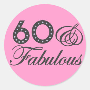Adesivo 60 & fabuloso!