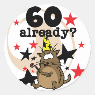Adesivo 60 Já Aniversário