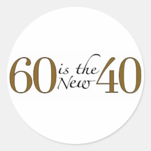 Adesivo 60 são os 40 novos