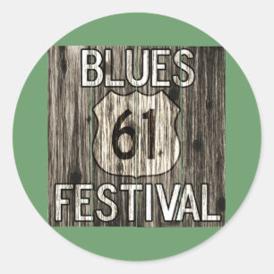 Adesivo 61 Festival Blues