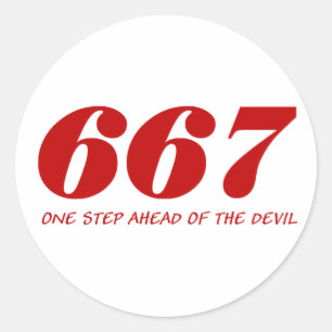 Adesivo 667 - One Step Ahead Of The Devil - Conversas