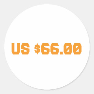 Adesivo 66 dólares