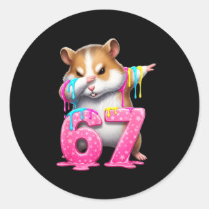 Adesivo 67 Animais Divertidos 67 Brainrot Jovens Crianças