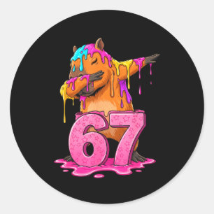 Adesivo 67 Animais Engraçado 67 Brainrot Juventude Criança