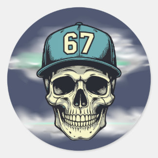 Adesivo 67 Caveira
