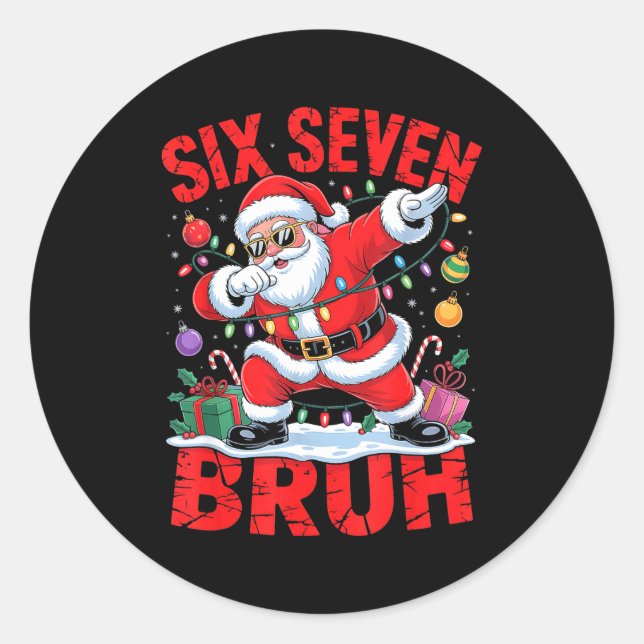 Adesivo 67 Christmas Shirt Santa Six Seven Bruh Men Women  (Frente)