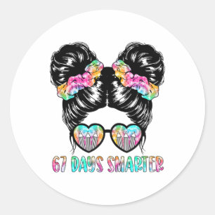 Adesivo 67 Dias Mais Inteligente Coque Cabelo Desgrenhado