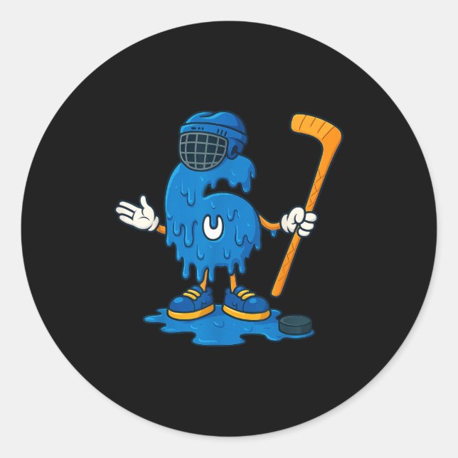 Adesivo 67 Drip Ice Cream Hockey Player  (Frente)
