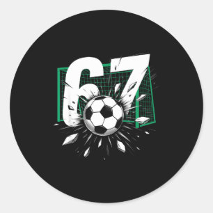 Adesivo 67 Futebol Seis Sete 6 7 Meme 67 Para Meninos Home