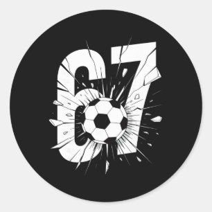 Adesivo 67 Futebol Six Seven 6 7 Meme 67 _2