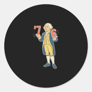 Adesivo 67 George Washington Meme Engraçado Six Seven Gera