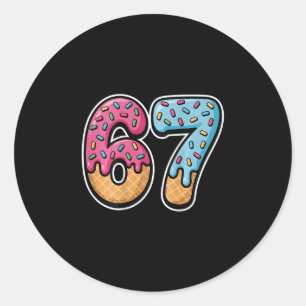Adesivo 67 Gotejamento de Sorvete (Apenas ck)