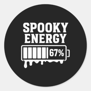Adesivo 67 Halloween Energético Assustador Meme Rotação Ce