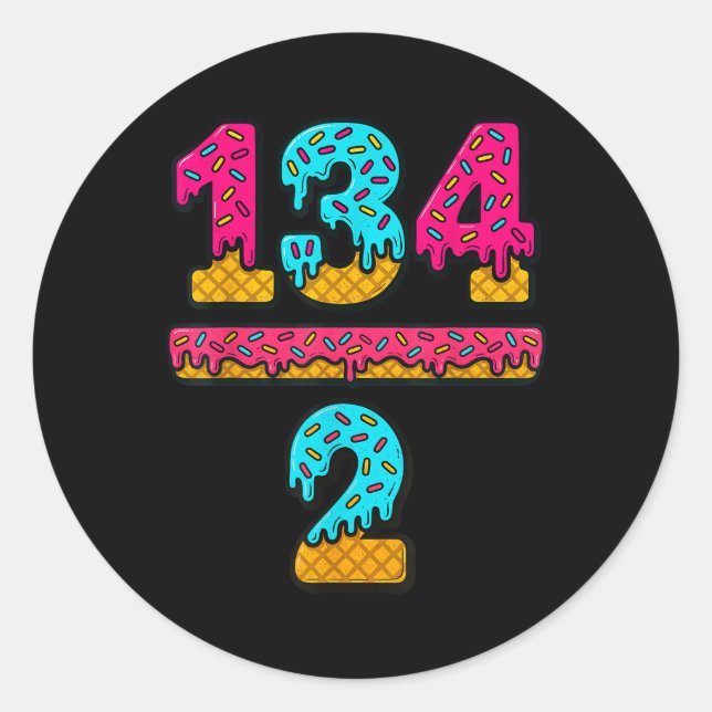 Adesivo 67 Ice Cream Drip Meme Division Math Teacher Gen A (Frente)