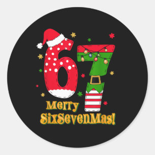 Adesivo 67 Mais Meme Candy Cane Seis Sete Crianças Homens