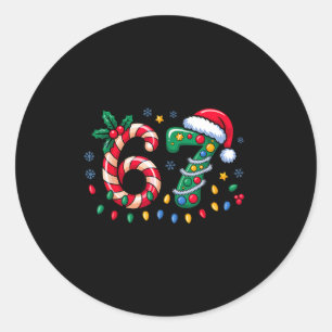 Adesivo 67 Meme de Natal Six Seven Xmas Engraçado Meninos