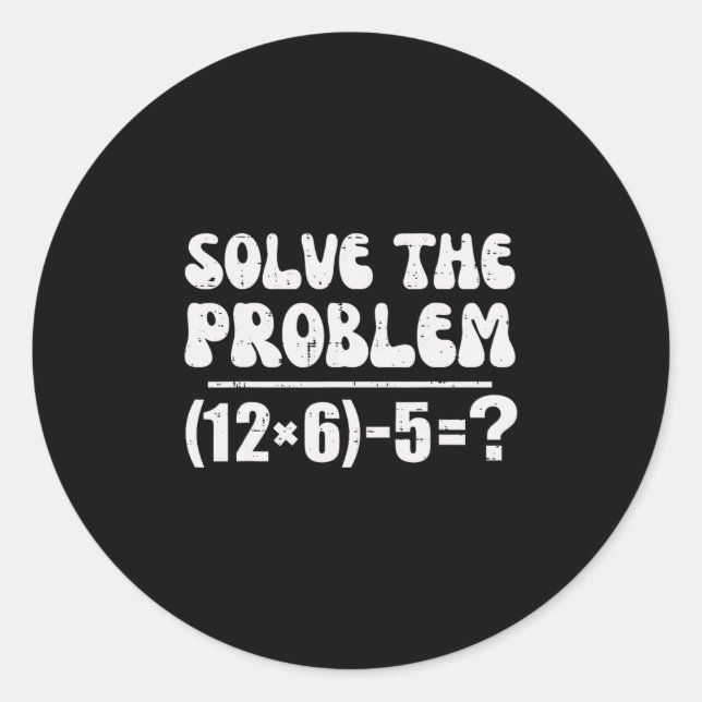 Adesivo 67 Meme Divertido Pemdas Professor de Matemática E (Frente)