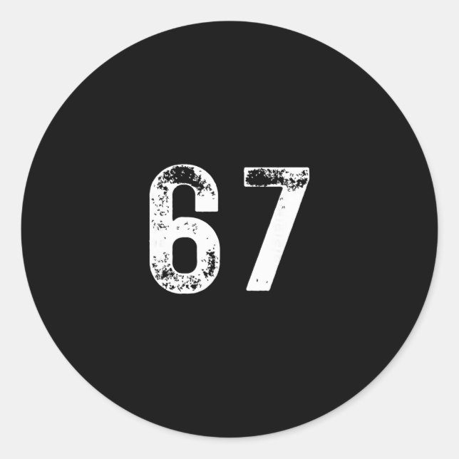 Adesivo 67 - Meme Engraçado (Frente)