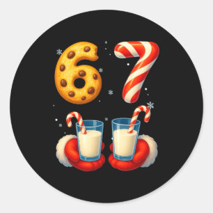 Adesivo 67 Meme Natal Biscoito Cane De Açúcar Engraçado Se