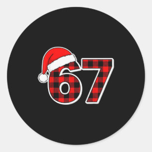 Adesivo 67 Meme Piadas Natal Vermelho Xadrez Natal Pijamas
