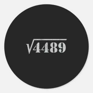 Adesivo 67 Meme Raiz Quadrada 4489 Gíria Matemática 6 7 Re