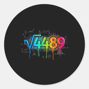 Adesivo 67 Meme Raiz Quadrada 4489 Gota Seis Sete Ensina M