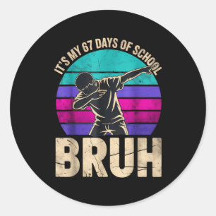 Adesivo 67 Meme Six Seven Dabbing Boy São Meus 67 Dias De