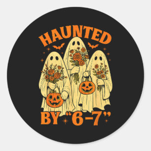 Adesivo 67 Meme Tendência Fantasma Halloween Divertido Six