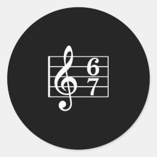 Adesivo 67 Música Meme Gíria Músico Crianças Divertido Pro